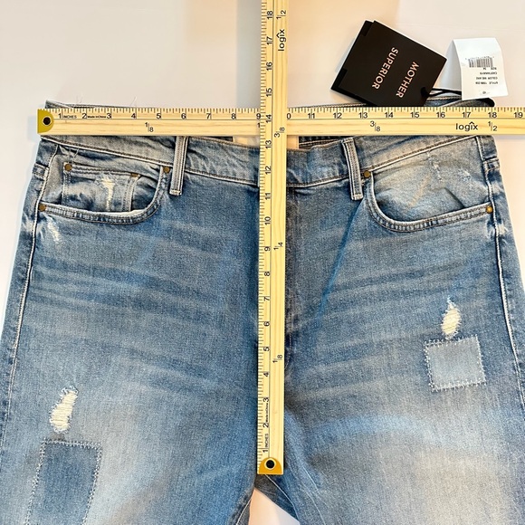 MOTHER SUPERIOR The Snapped Ditcher Flood Jeans in We Are Castaways |Size 34|NWT - Picture 8 of 16